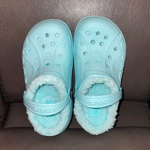 Crocs kids (preschool) size 12 . Tried on never worn anywhere. Great condition!